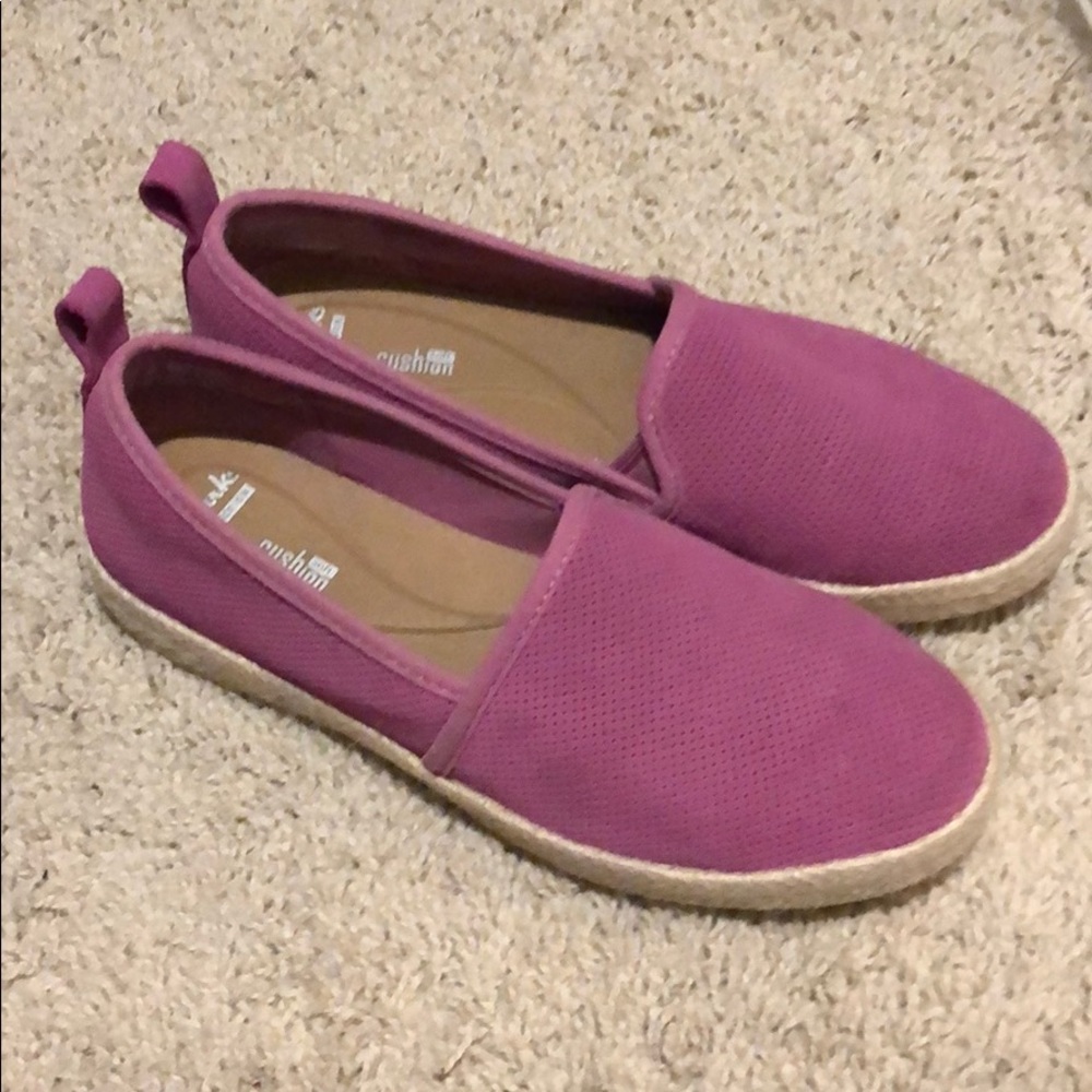 Clarks Pink Espadrilles